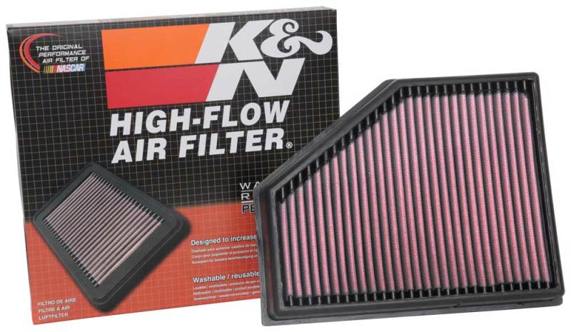 K&N 2019 BMW X5 M50D L6-3.0L DSL Turbo Replacement Air Filter - 33-3134