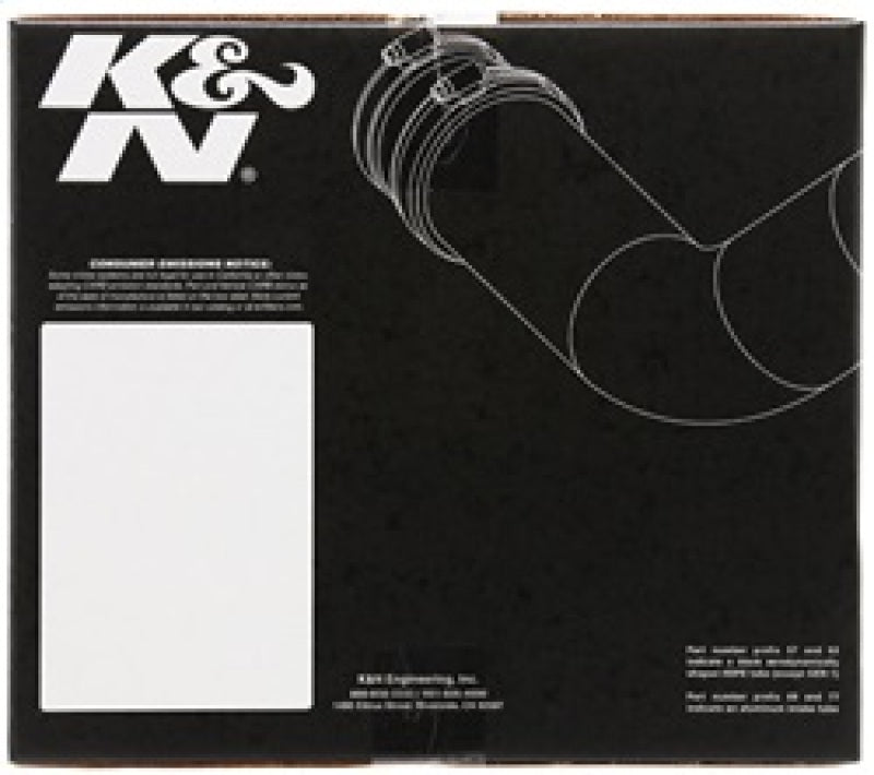 K&N 08-09 Dodge Caliber SRT-4 (L4) 2.4L Performance Intake - 57-1560 for 2008-2009 Dodge Caliber - package contents