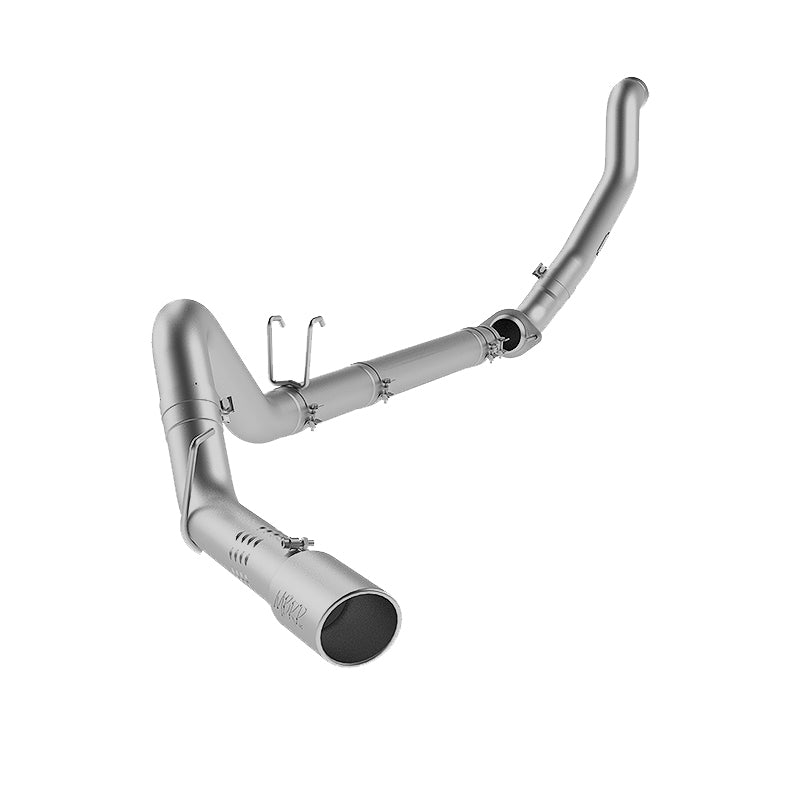 MBRP 08-10 Ford 6.4L F250/350/450 4 inch Filter Back Single Side Exit Aluminum and Down Pipe - S6282AL