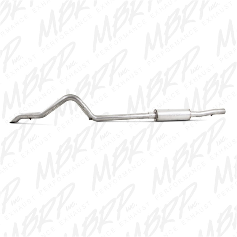 MBRP 2007-2009 Jeep Wrangler (JK) 3.8L V6 4 dr Off-Road Tail Pipe Muffler before Axle - S5514AL