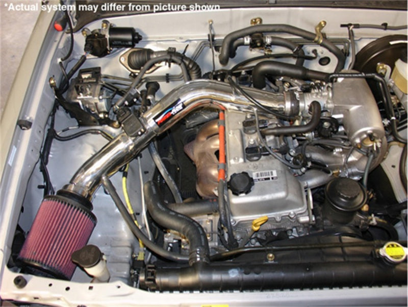 Injen 00-04 Tacoma 2.4L 4 Cyl. 01-04 Tacoma PreRunner 2.7L 4 Cyl. only Polished Power-Flow Air In - PF2015P