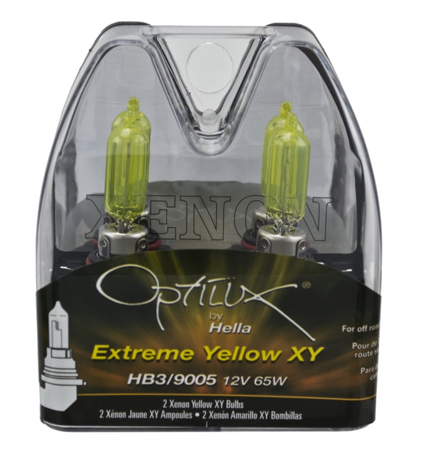 Hella Optilux HB3 9005 12V/65W XY Xenon Yellow Bulb - H71070582 for 1988-1999 BMW 3 Series - front view
