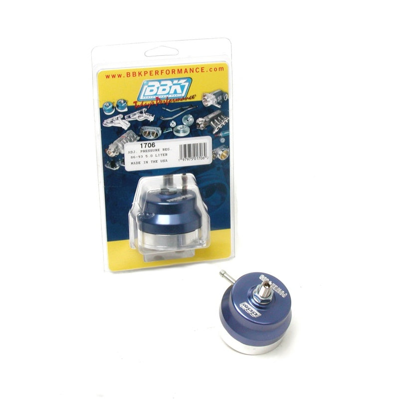 BBK 86-93 Mustang 5.0 Adjustable Fuel Pressure Regulator - 1706