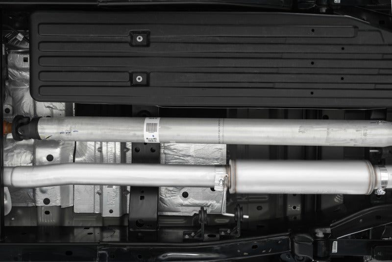 MBRP 2021+ Ford F150 2.7L/3.5L/5.0L 4in Aluminized Steel Cat-Back - RACE VERSION - S5209AL