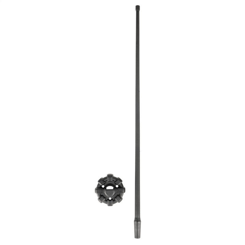 Rugged Ridge 13in Reflex Antenna with Base 07-20 JK/JL/JT - 17212.43 for 1997-2026 Jeep Wrangler - front view