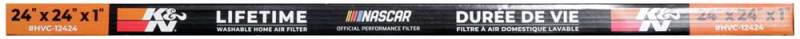 K&N HVAC Filter - 24 x 24 x 1 - HVC-12424