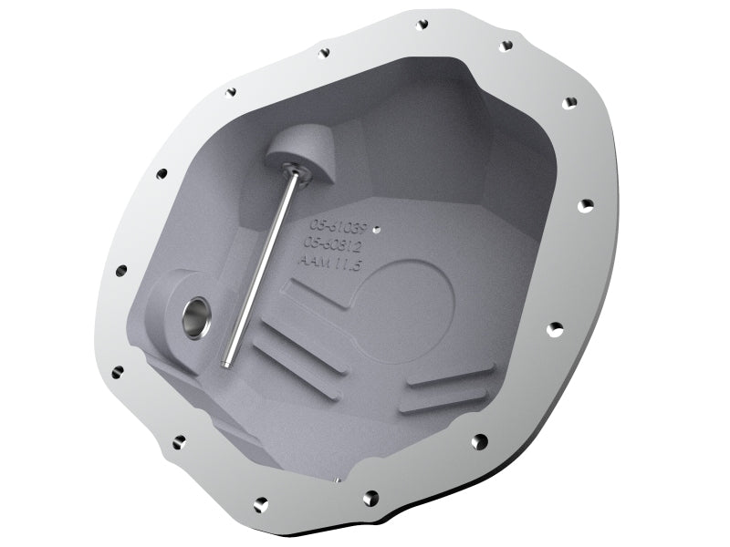 aFe 2020 Chevrolet Silverado 2500 HD  Rear Differential Cover Black ; Pro Series w/ Machined Fins - 46-71260B
