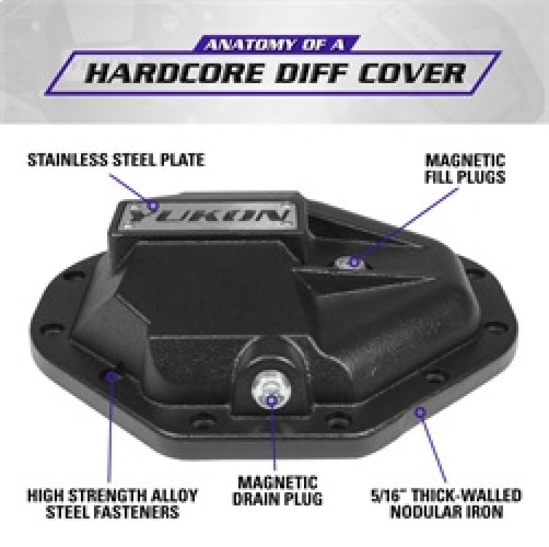 Yukon Gear Hardcore Nodular Iron Cover for Chrysler 9.25in Rear Differential - YHCC-C9.25