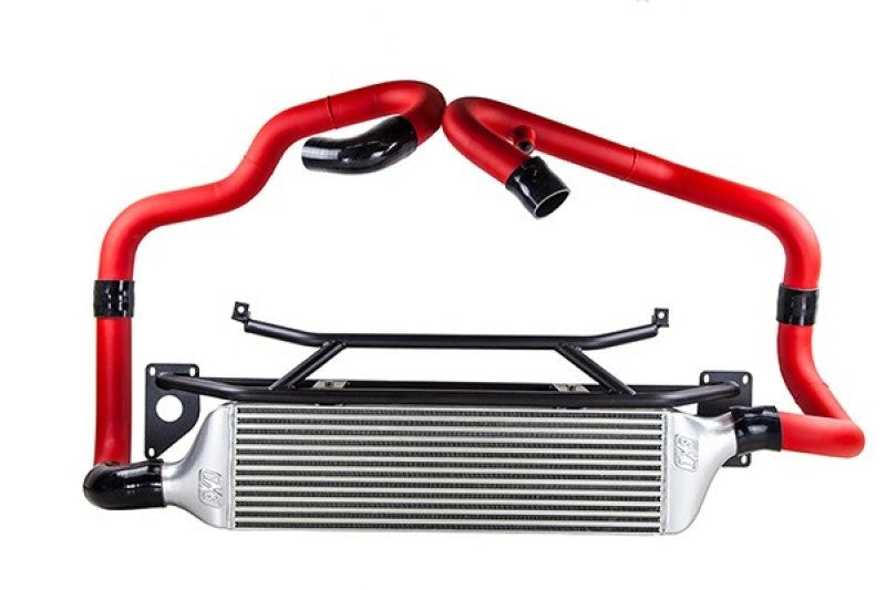 Turbo XS FMIC 2015-2017 Subaru STi - Wrinkle Red Pipes - STI15-FMIC-RED