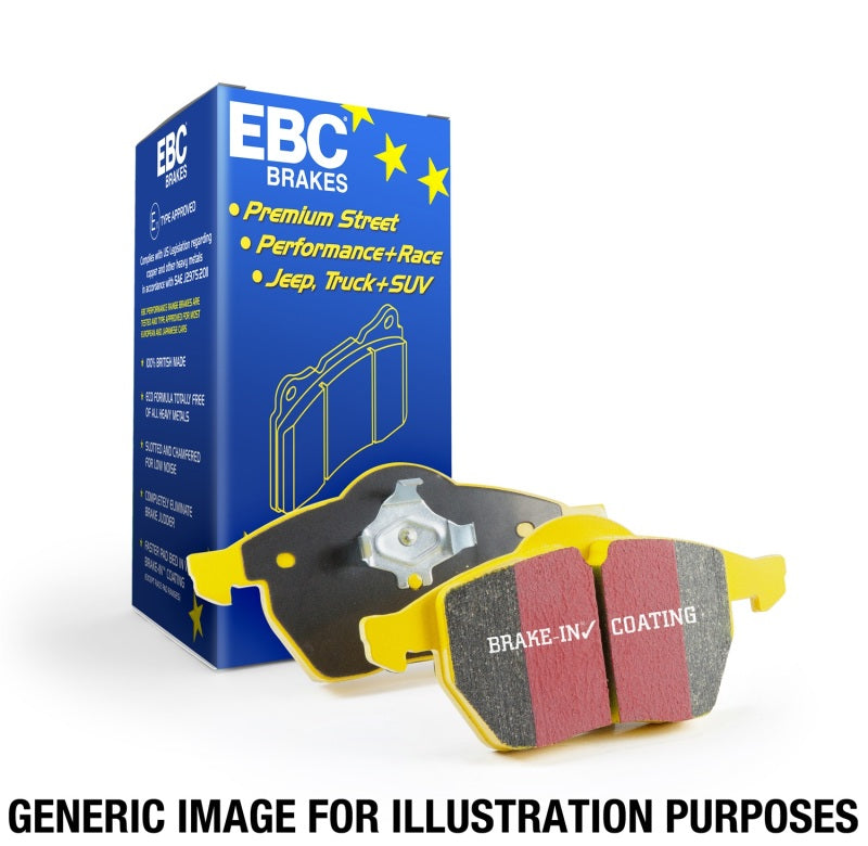 EBC 13-18 Ford Focus ST/RS Yellowstuff Rear Brake Pads - DP41749R