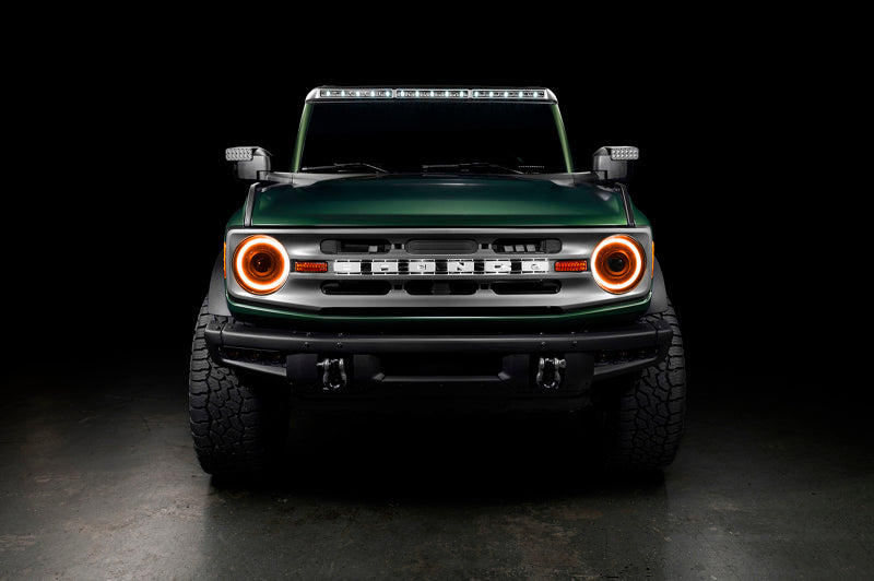 Oracle 2021+ Ford Bronco Oculus  Bi-LED Projector Headlights - Amber/White Switchback - 5886-023
