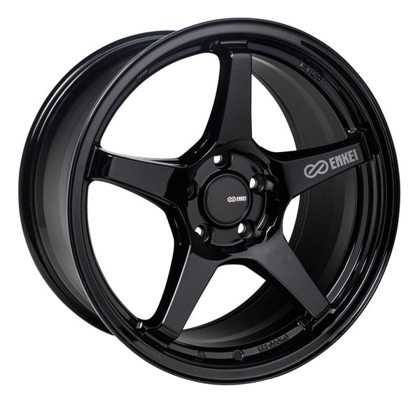 Enkei TS-5 18x9.5 5x114.3 38mm Offset 72.6mm Bore Gloss Black - 521-895-6538BK by Enkei