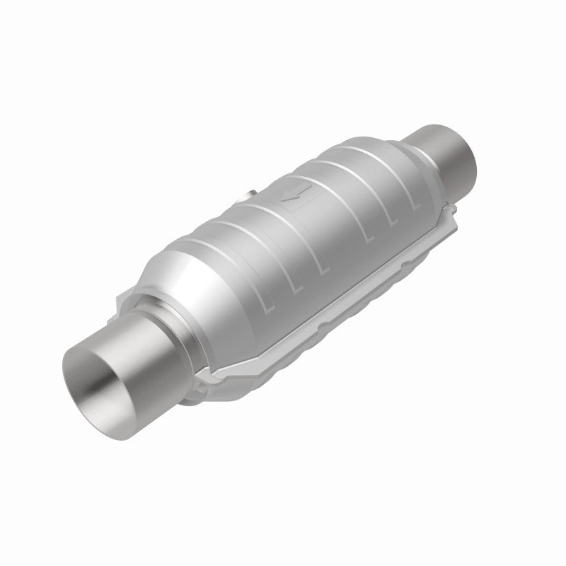 MagnaFlow Conv Univ 2.5in Inlet/Outlet Center/Center Round 11in Body L x 5.125in W x 15in Overall L - 51356