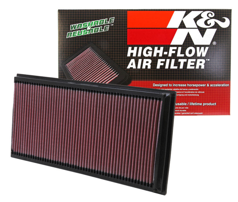 K&N 06-09 L.R. Range Rover / 02-10 VW Touareg / 02-09 Porche Cayenne Drop In Air Filter - 33-2857