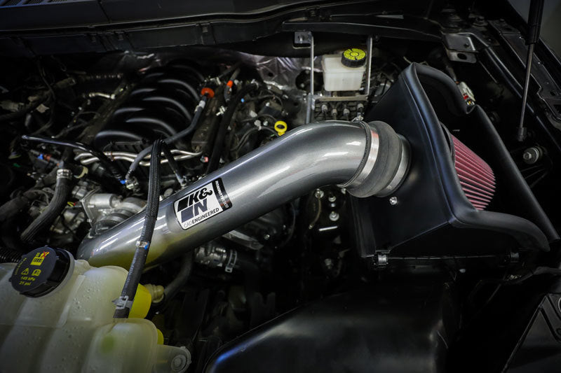 K&amp;N 2021+ Ford F-150 V8-5.0L F/I High Flow Performance Intake Kit - 77-2616KC