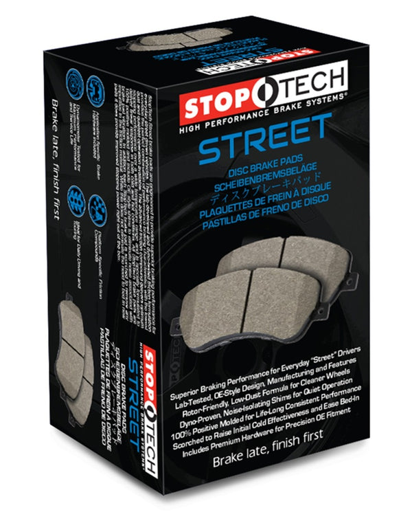 StopTech Street Brake Pads - Rear - 308.06060 for 2003-2023 Lexus GX - front view