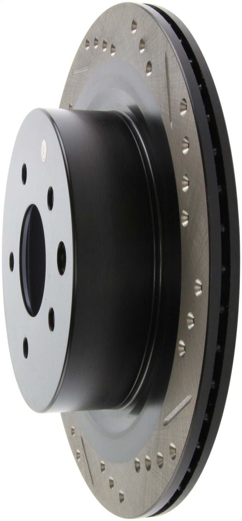 StopTech 06-07 350Z / 05-07 G35 / 06-07 G35X SportStop Slotted &amp; Drilled Rear Left Rotor - 127.42088L