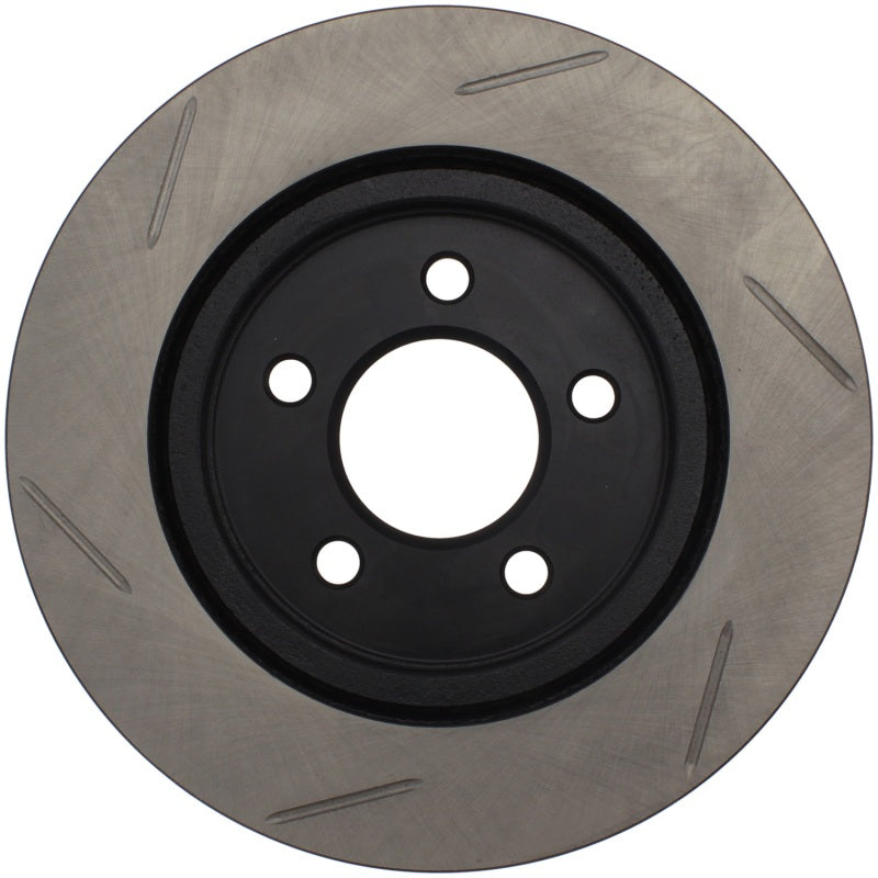 StopTech Power Slot 05-10 Mustang V6/4.0L / GT V8-4.6L Rear Left Slotted Rotor - 126.61087SL