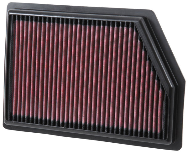 K&N Replacement Panel Air Filter for 2014 Jeep Cherokee 2.4L/3.2L - 33-5009 for 2014-2018 Jeep Cherokee - front view