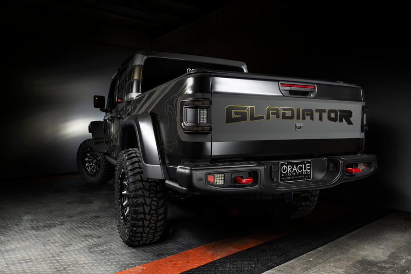 Oracle 2020+ Jeep Gladiator JT Flush Mount LED Tail Lights -  Tinted Lens - 5882-504-T