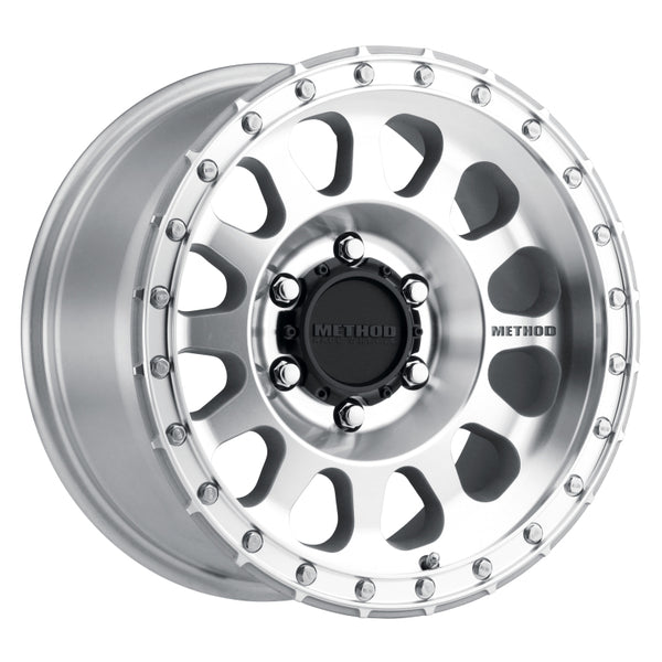 Method MR315 17x8.5 0mm Offset 6x5.5 106.25mm CB Machined/Clear Coat Wheel - MR31578560300 by Method Wheels - front view