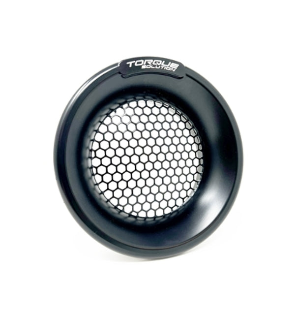 Torque Solution Billet Turbo Velocity Stack Shield For 4in Inlet - Black - TS-VS-740-BK by Torque Solution - front view