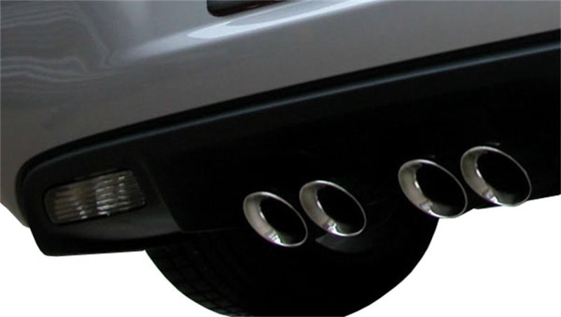 Corsa 05-08 Chevrolet Corvette C6 6.0L V8 Polished Sport Axle-Back Exhaust - 14169
