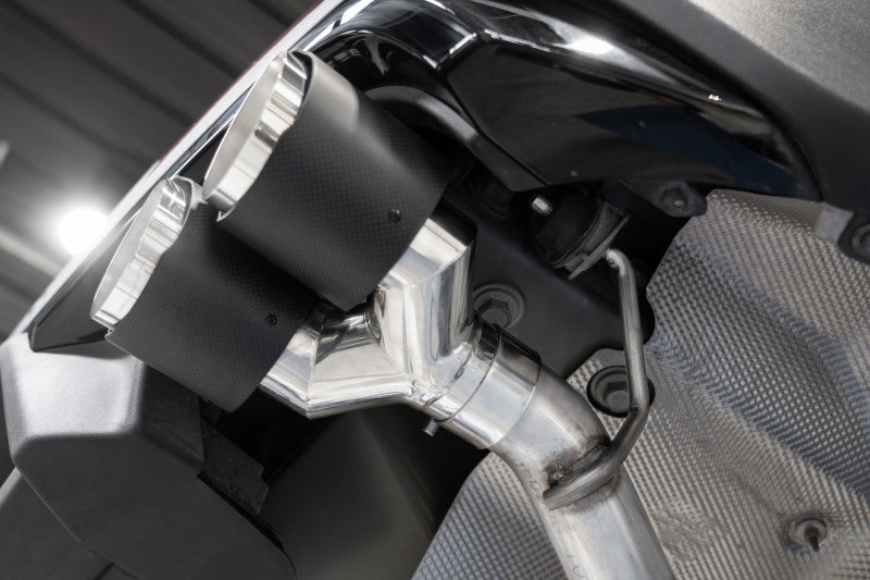 MBRP 20-21 Ford Explorer ST 3.0L EcoBoost Dual Rear Exit Axle Back w/ Quad Tip AL Exhaust System - S5203AL