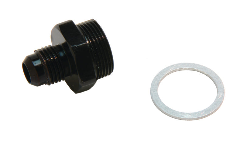 Aeromotive AN-06 Holley Carb 7/8in x 20 Thread Dual Feed Bowl Adapter Fitting - 15201