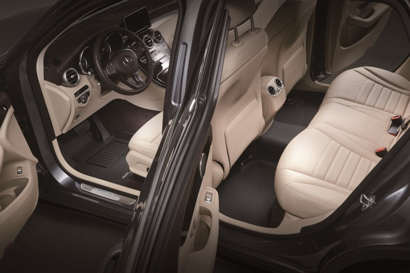 3D MAXpider 20-22 Mercedes-Benz GLE-Class 5-Seat Kagu 1st &amp; 2nd Row Floormat - Black