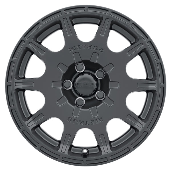 Method MR502 VT-SPEC 2 15x7 +15mm Offset 5x100 56.1mm CB Matte Black Wheel - MR50257051515SC by Method Wheels - front view
