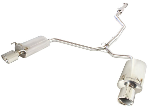 aFe Takeda Exhaust 304SS Dual Cat-Back w/ Polished Tips 13-17 Honda Accord  LX/EX/EX-L Sedan L4 2.4L - 49-36605