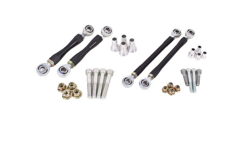 BMR 08-17 Challenger Front and Rear Sway Bar End Link Kit - Black - ELK110 for 2008-2017 Dodge Challenger