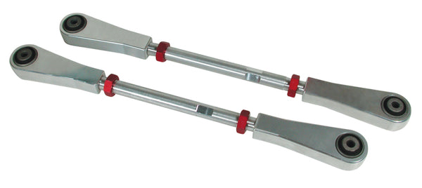 SPC Performance 03-10 Mini Cooper Rear Adjustable Camber Arms - 67610 for 2002-2015 Mini Cooper - front view