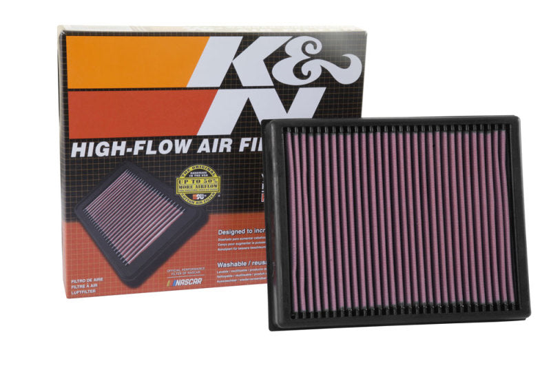 K&N 16-17 Ford Ranger 2.2L/3.2L DSL Drop In Air Filter - 33-3086