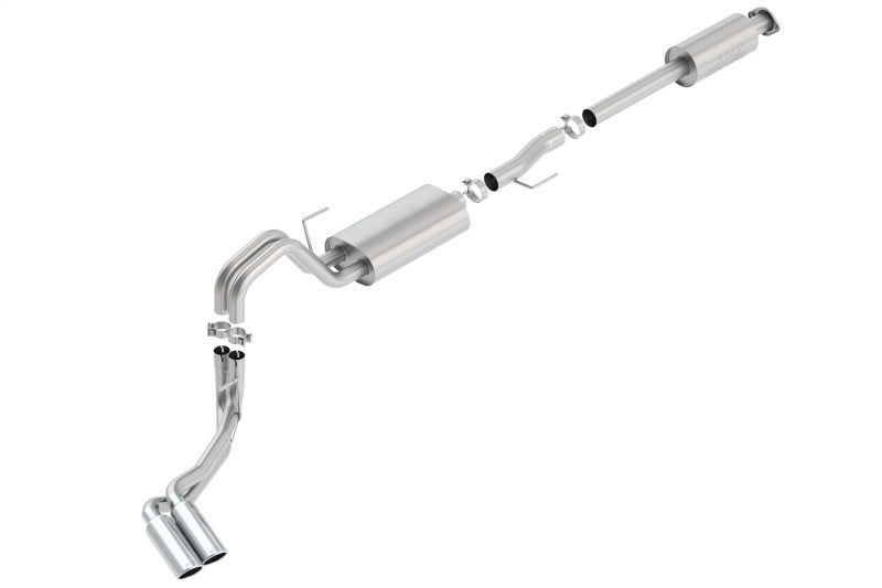 Borla 15-16 Ford F-150 3.5L EcoBoost Ext. Cab Std. Bed Catback Exhaust S-Type Truck Side Exit - 140618