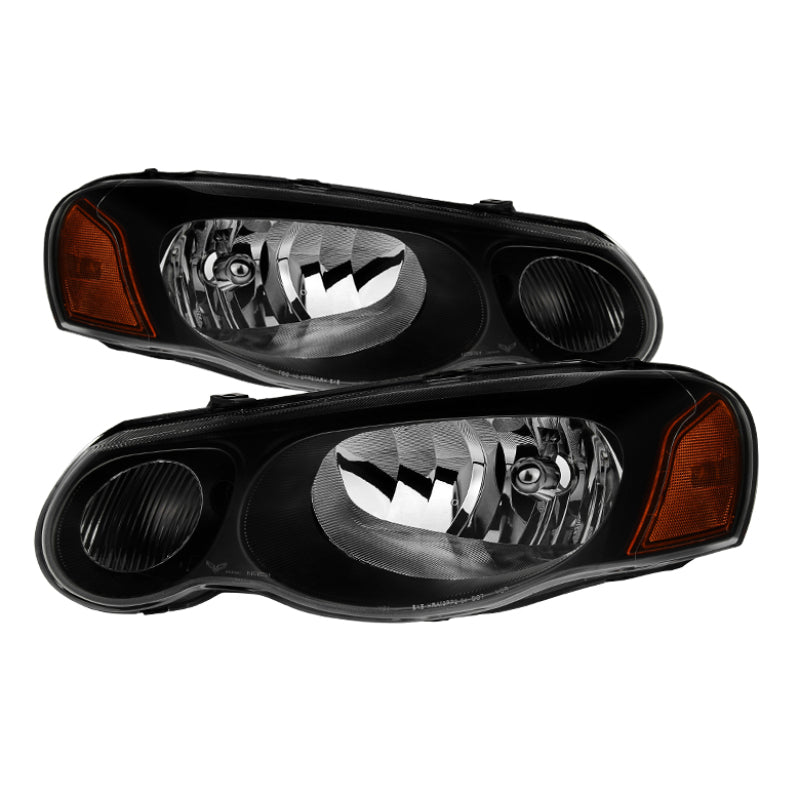 Xtune Chrysler Sebring Convertible &amp; Sedan 04-06 OEM Style Headlights Black HD-JH-CHRSE04-4D-AM-BK - 9029622
