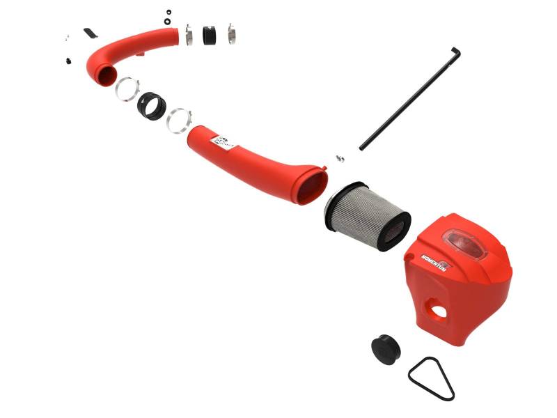 aFe Momentum GT Dry S Stage-2 Intake System 11-15 Dodge Challenger/Charger V6-3.6L (Red) - 51-72201-R