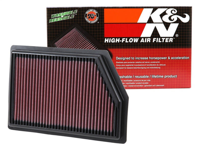 K&N Replacement Panel Air Filter for 2014 Jeep Cherokee 2.4L/3.2L - 33-5009
