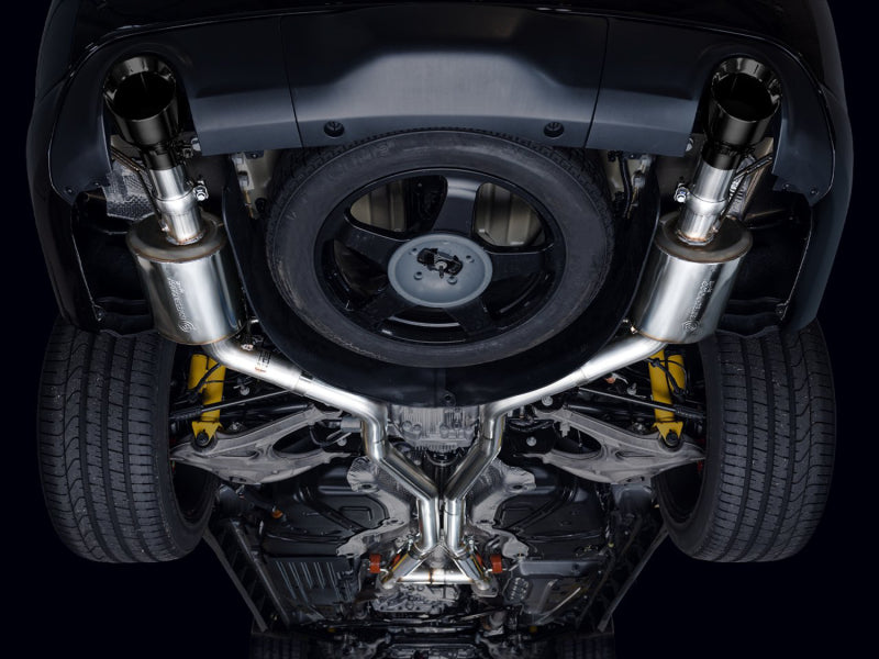 AWE Tuning 18-23 Dodge Durango SRT &amp; Hellcat Touring Edition Exhaust - Diamond Black Tips