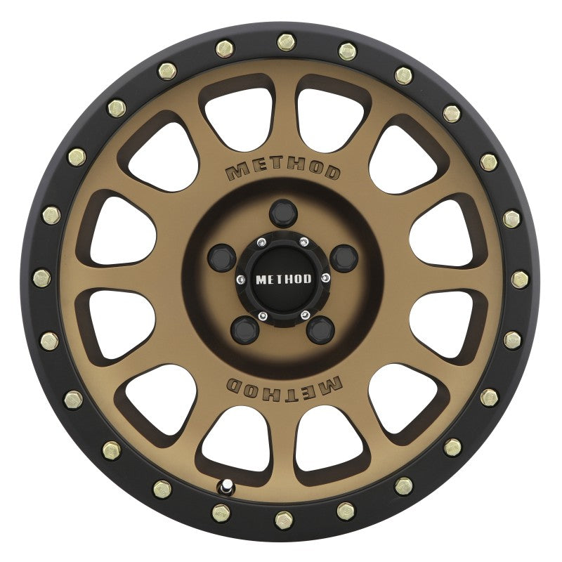 Method MR305 NV 18x9 0mm Offset 5x150 116.5mm CB Method Bronze/Black Street Loc Wheel - MR30589058900