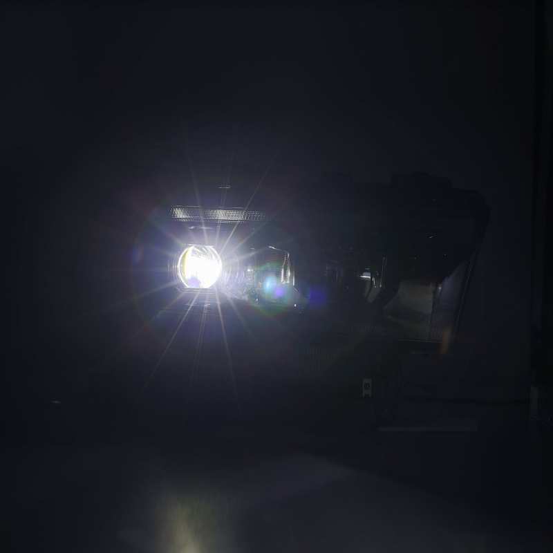 AlphaRex 19-24 Ram 2500 LUXX LED Proj Headlights Plank Style Alpha Blk w/Activ Light/Seq Signal/DRL