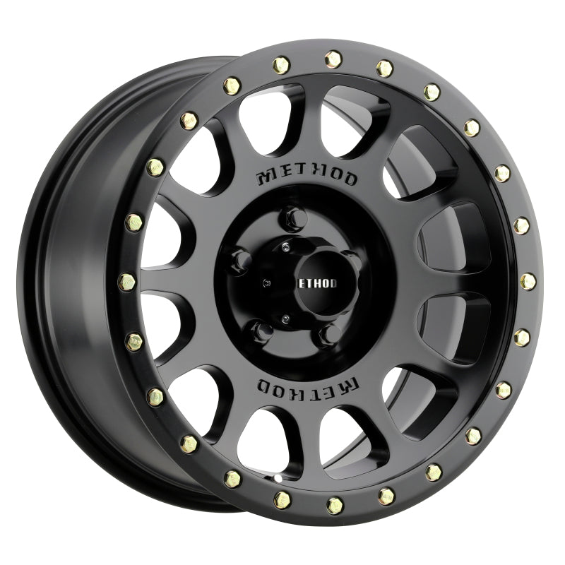 Method MR305 NV 17x8.5 0mm Offset 5x5 94mm CB Matte Black Wheel - MR30578550500