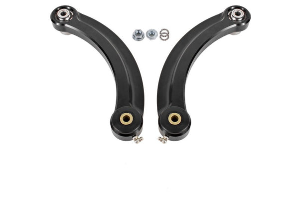 BMR 15-23 S550 Mustang Fixed Billet Aluminum Camber Link (Delrin/Bearing) - Black - UTCA064 for 2015-2023 Ford Mustang - fron