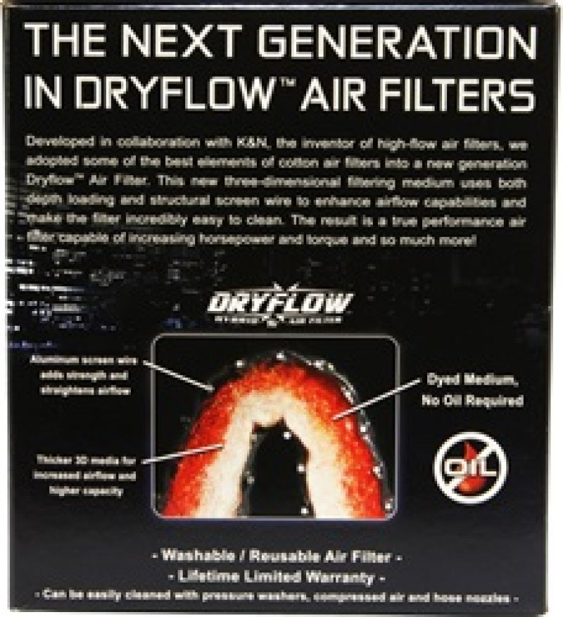AEM Dryflow 3in. X 5in. Round Tapered Air Filter - 21-2031D-HK