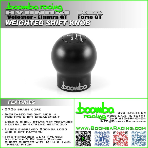 Clearance - Boomba Racing HYUNDAI-KIA 270G SHIFT KNOB by Boomba Racing