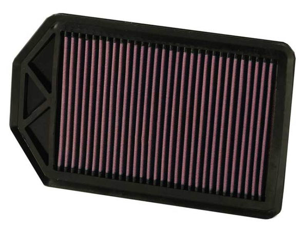 K&N 07 Honda CRV Drop In Air Filter - 33-2377 for 2007-2009 Honda CR V - front view