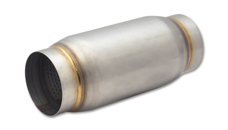 Vibrant SS Race Muffler 3.5in inlet/outlet x 9in long - 1796