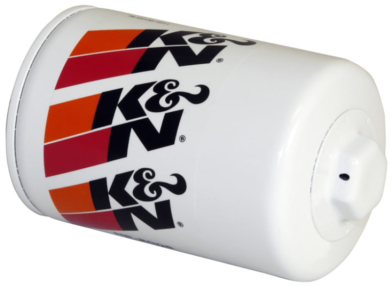 K&N Universal Performance Gold Oil Filter - HP-2006 for 1980-1990 Chevrolet Caprice - installed view