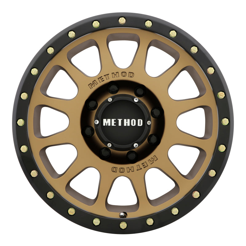 Method MR305 NV 20x10 -18mm Offset 8x170 130.81mm CB Bronze Wheel - MR30521087918N